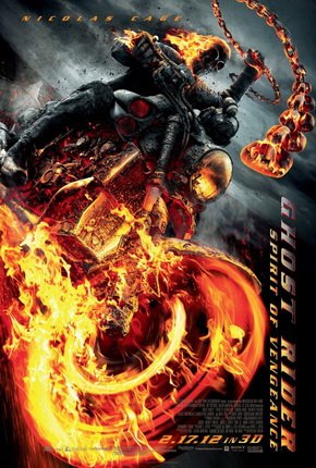 Ghost Rider: Spirit of Vengeance is a 2012 American 3D supernatural superhero film based on the Marvel Comics antihero Ghost Rider. A French priest named Moreau warns the monks of a monastery about an impending attack by the devil's forces to obtain a boy named Danny. Moreau manages to distract the men chasing Danny and Nadya, but nearly dies and loses them. He believes only the Ghost Rider is capable of protecting the boy