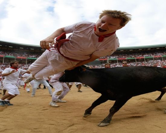 It is used for bull fighting. The stadium holds 19,720 people. It was built in 1922. It is the ending point of the famous Running of the Bulls during the festival of San Fermín.
